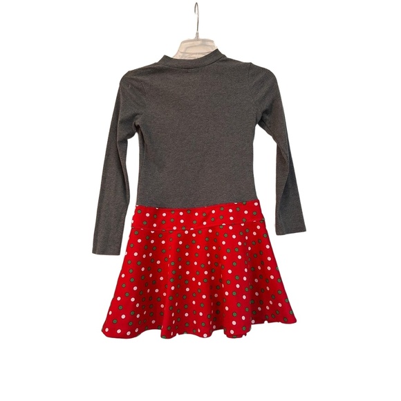 Pink & Violet Girls Dress L 10/12 Multicolor Holiday Christmas Sequined JOY - Picture 4 of 6